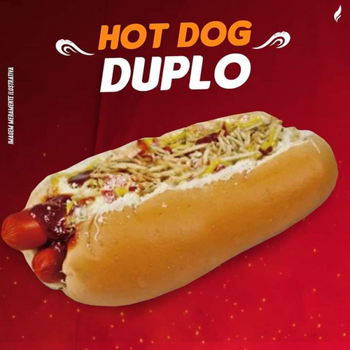 Hot dog no MOLHO DUPLO