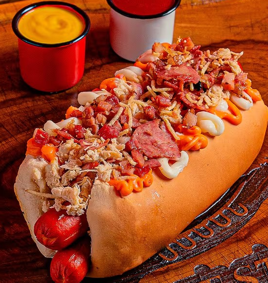 Hot dog na Chapa MEGA DOG