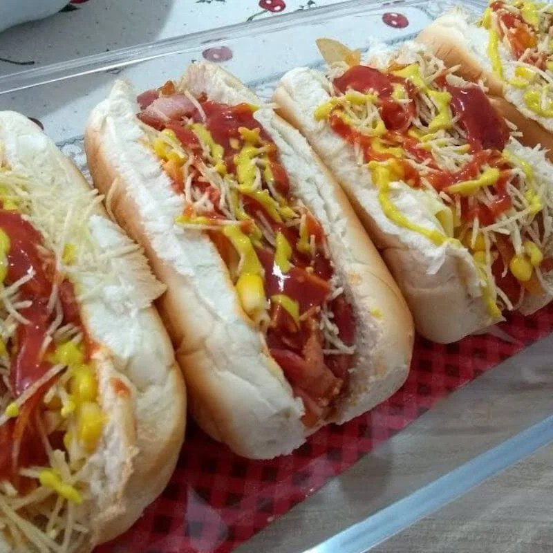 Hot dog no MOLHO COM BACON