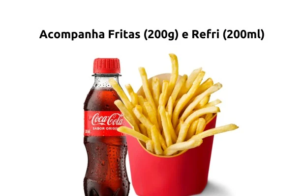 Combo Refri + Batata frita individual